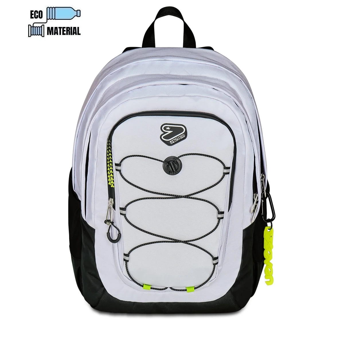 Featured image for “Zaino SEVEN Tech Tinta Unita BIANCO GHIACCIO”