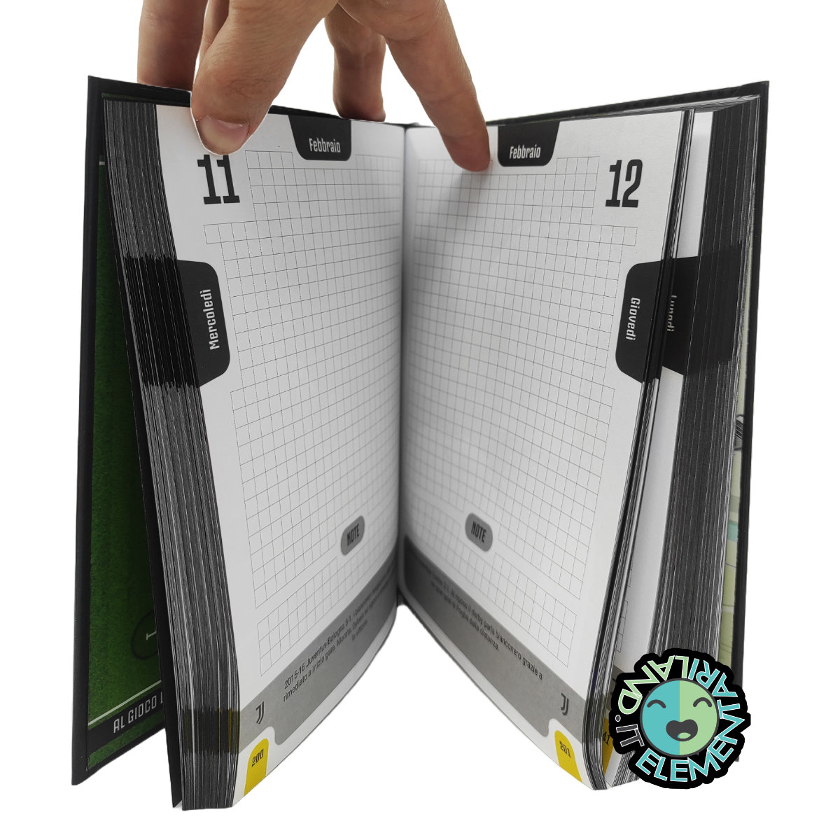 Diario Scuola Elementare DATATO 2025-2026 JUVENTUS - immagine 2