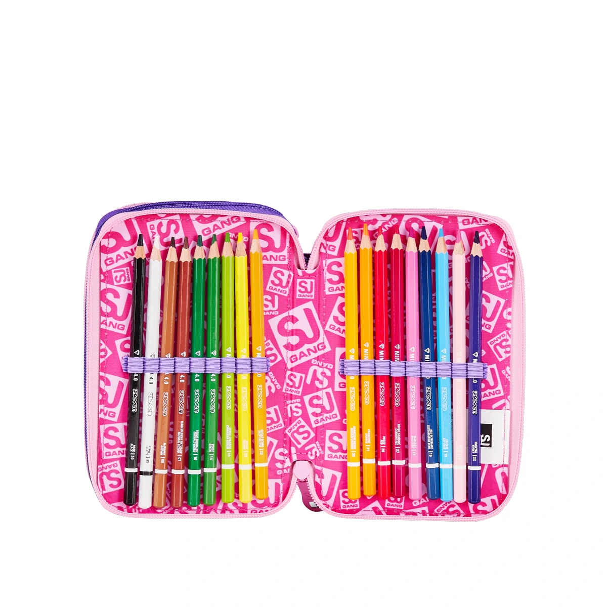 Astuccio SJ 3 ZIP - GLOWCAT - Gattino 3D Bambina - immagine 4