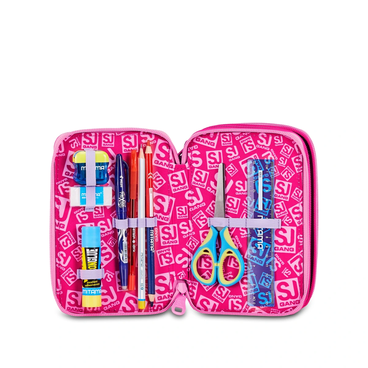 Astuccio SJ 3 ZIP - SOFT POUCH GIRL - Arcobaleno Bambina - immagine 5