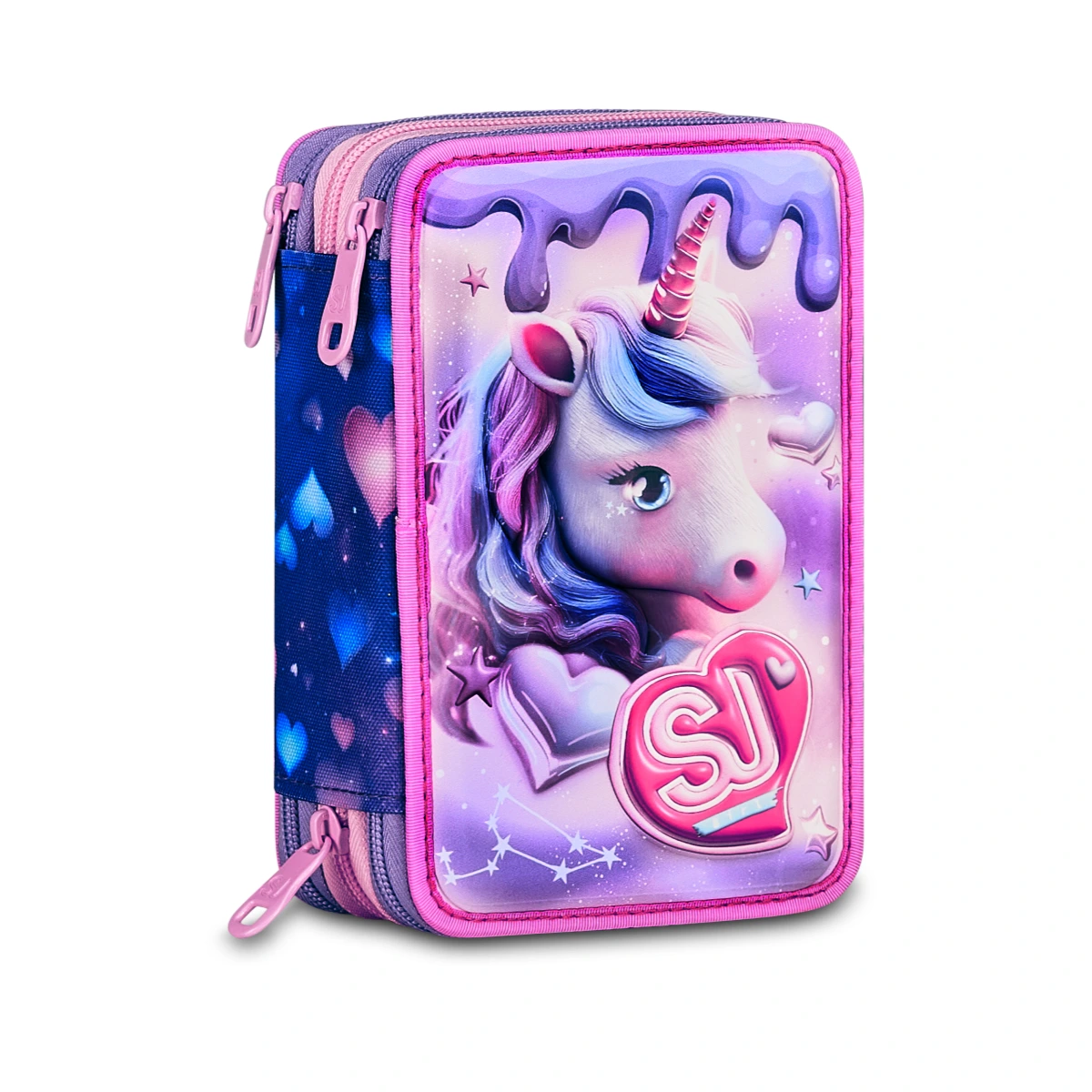 Featured image for “Astuccio SJ 3 ZIP - PIXIE UNICORN - Unicorno 3D Bambina”