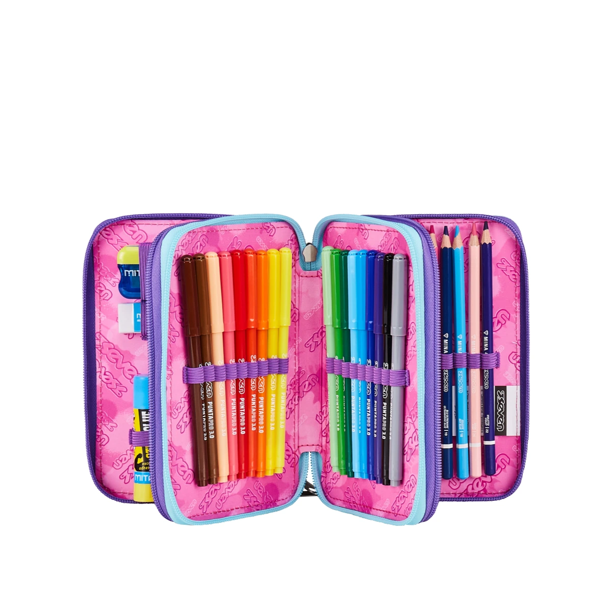 Astuccio SEVEN 3 Zip - LOVEPASS - Bambina - immagine 2