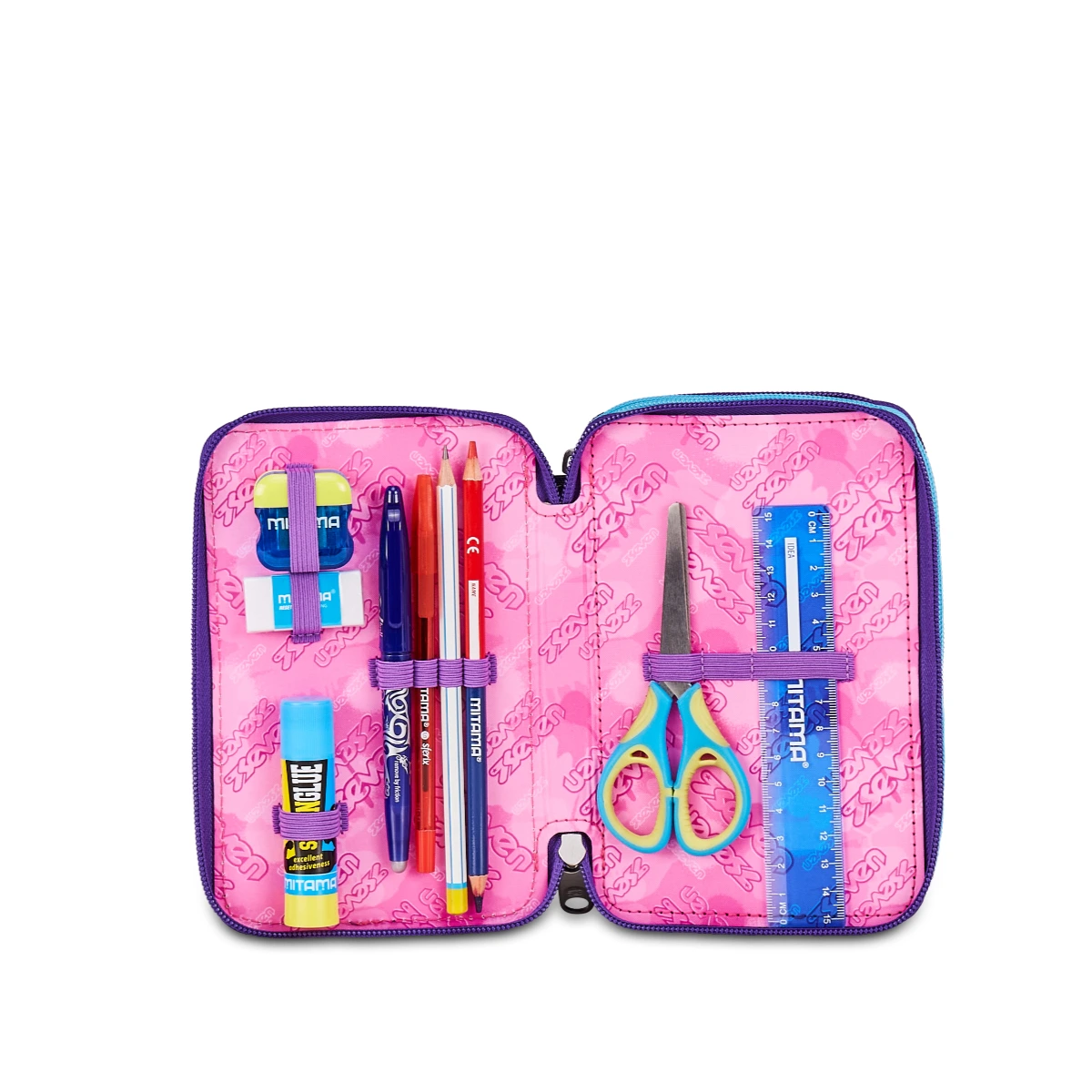 Astuccio SEVEN 3 Zip - PINK FUSION - Bambina - immagine 3