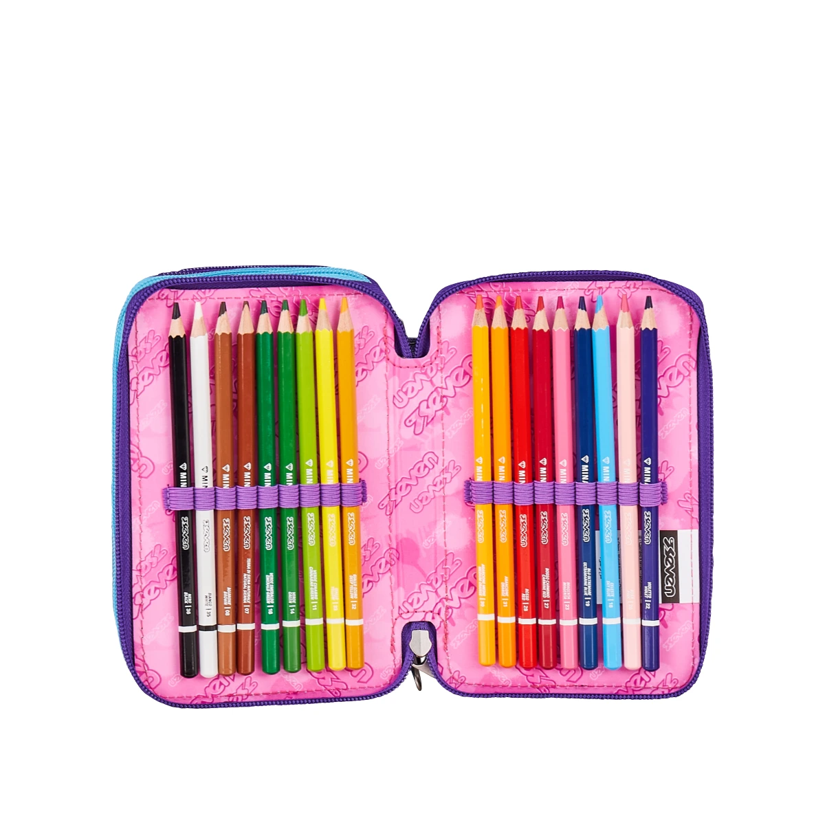 Astuccio SEVEN 3 Zip - PINK FUSION - Bambina - immagine 5