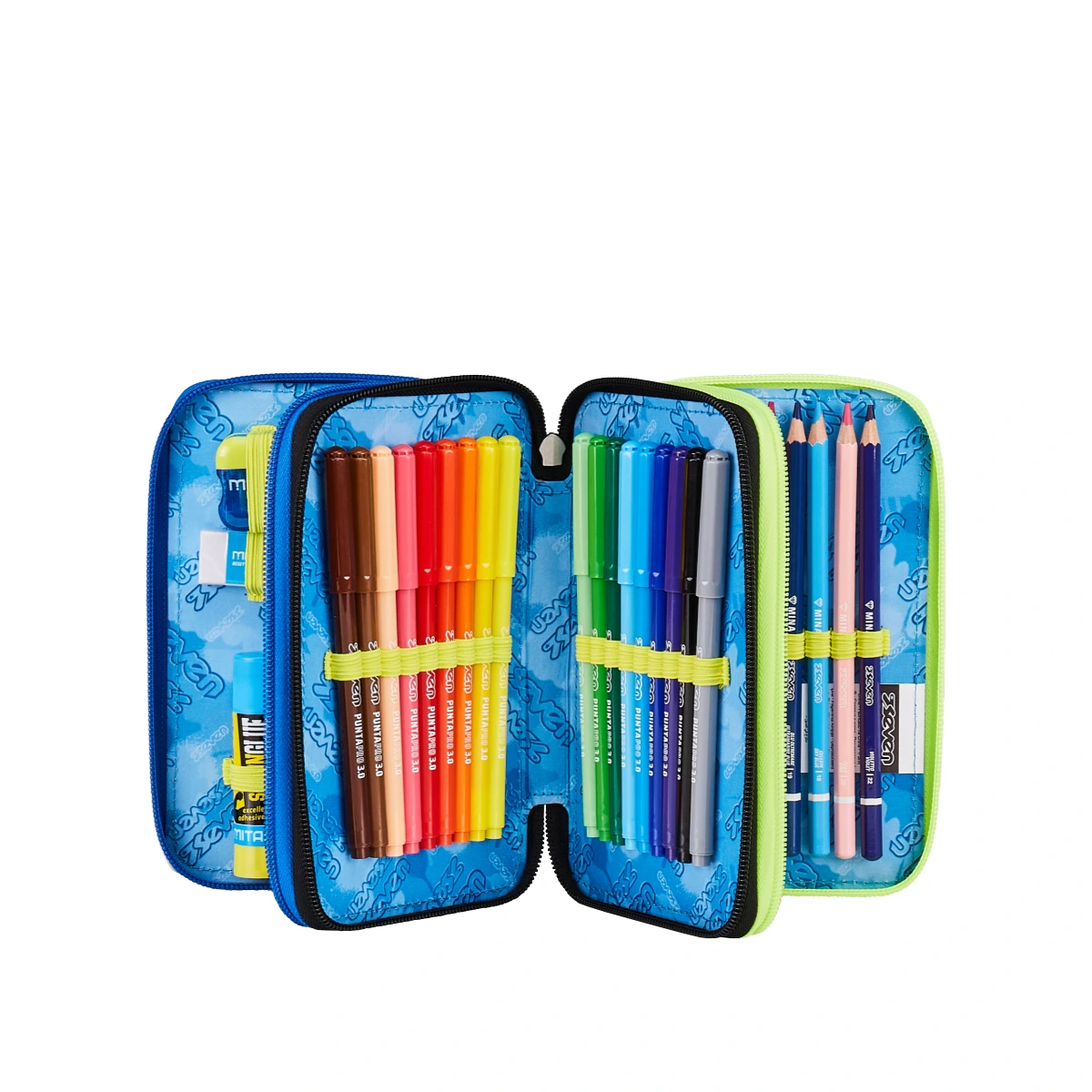 Astuccio SEVEN 3 Zip - BUZZY NOTE BOY - Bambino - immagine 2
