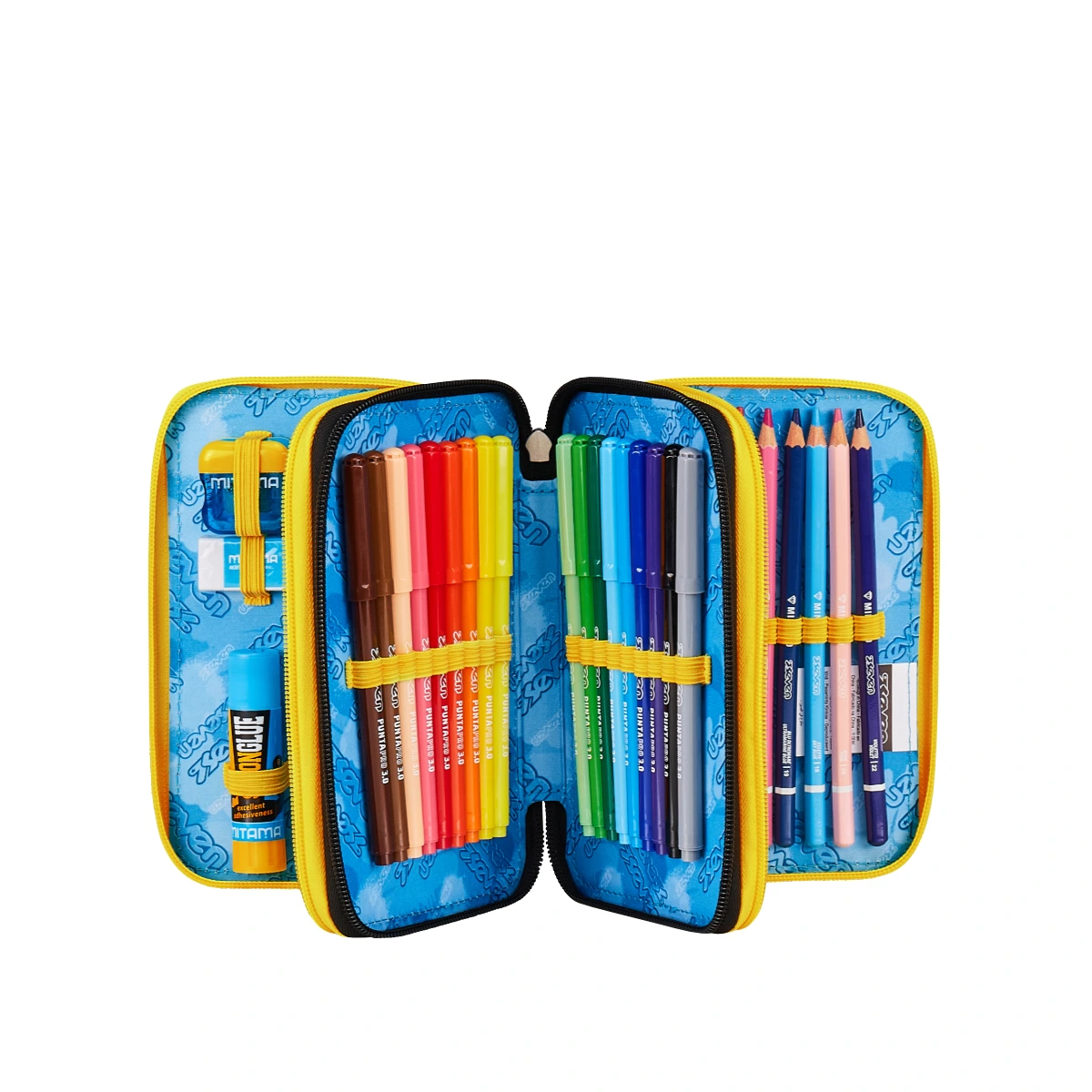 Astuccio SEVEN 3 Zip - GOLDEN PAINT - Bambino - immagine 2