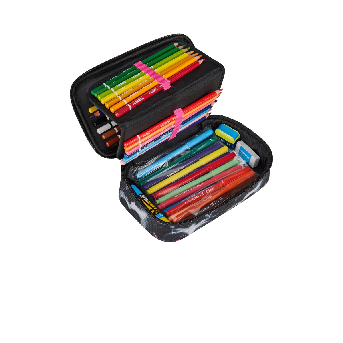 Astuccio Quick Case SEVEN Freethink Cuori Bianco Nero - immagine 2