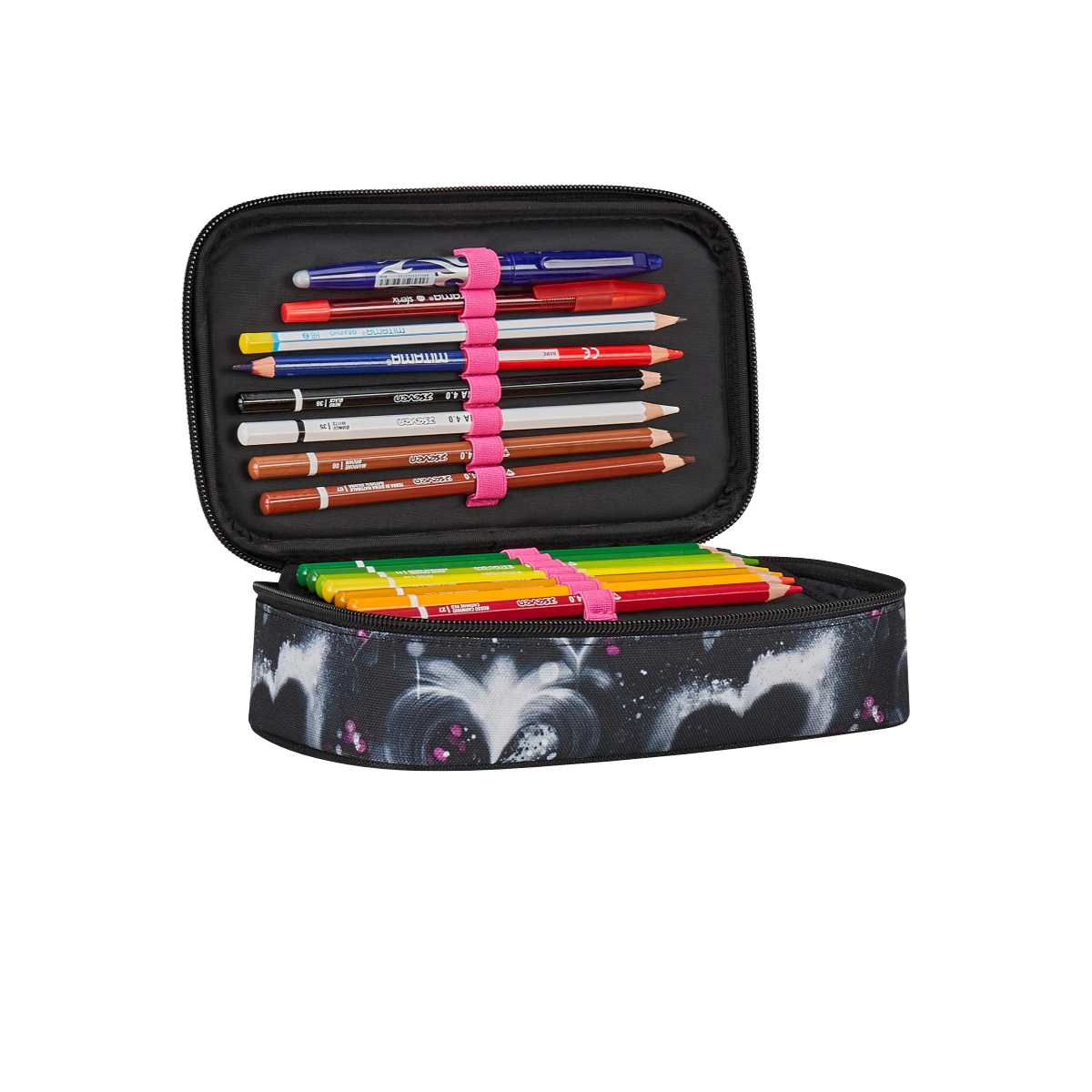 Astuccio Quick Case SEVEN Freethink Cuori Bianco Nero - immagine 3