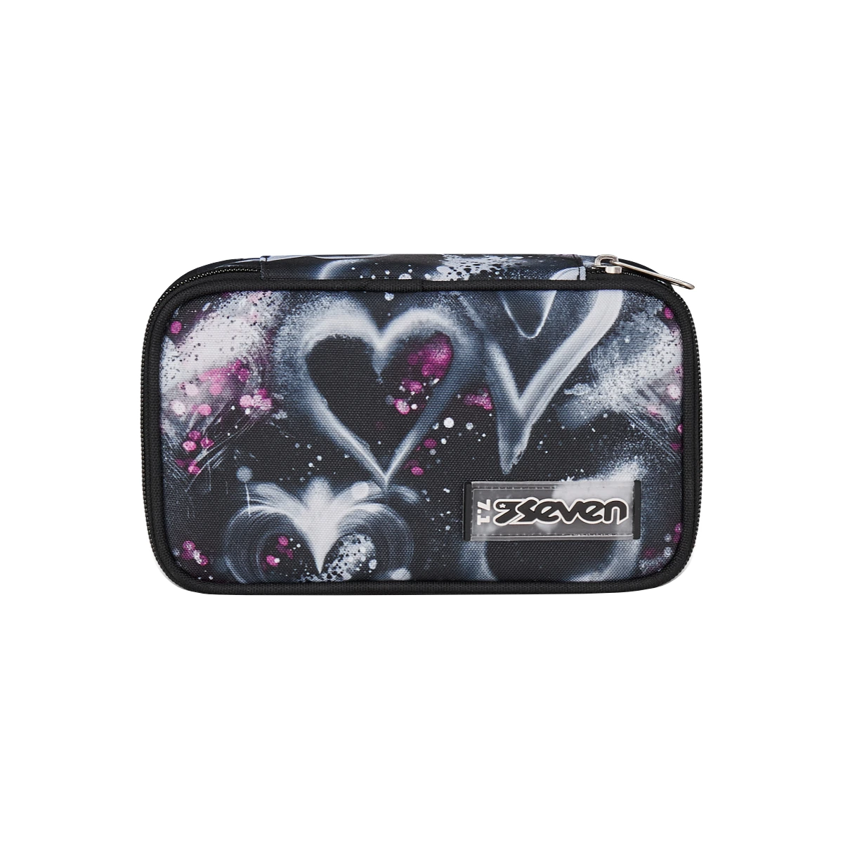 Astuccio Quick Case SEVEN Freethink Cuori Bianco Nero - immagine 7