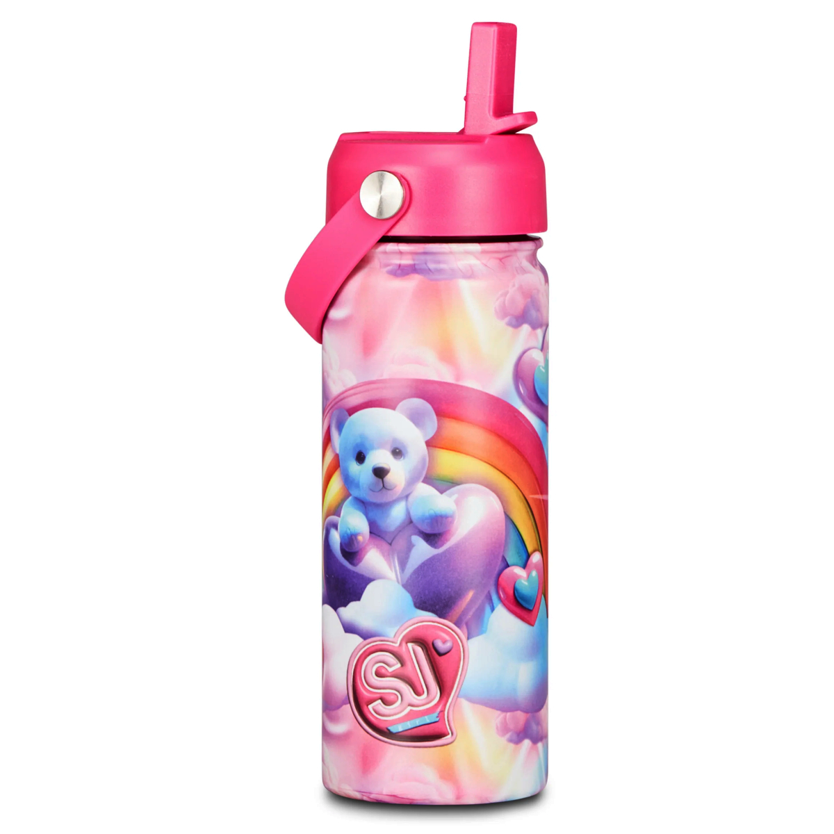 Borraccia SJ Termica 500 ml con Cannuccia Bambina ORSETTO - immagine 3