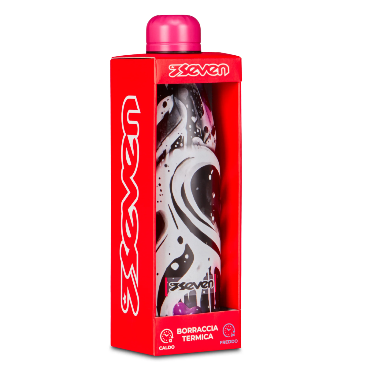 Borraccia Seven Termica Bambina - PLUMPY LINE Girl - CUORE - immagine 3