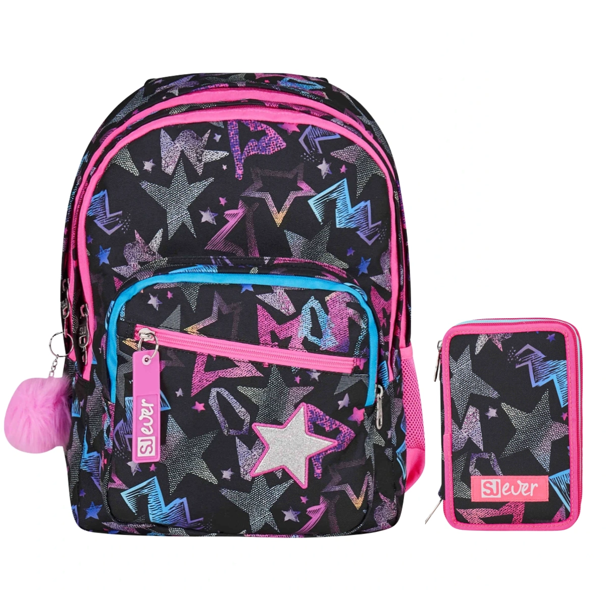Featured image for “PACCHETTO Zaino + Astuccio SJ Ever Bambina - STAR DRAFTS -”