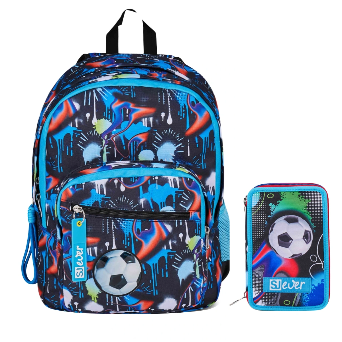 Featured image for “PACCHETTO Zaino + Astuccio SJ Ever Bambino - FLUID GAME -”