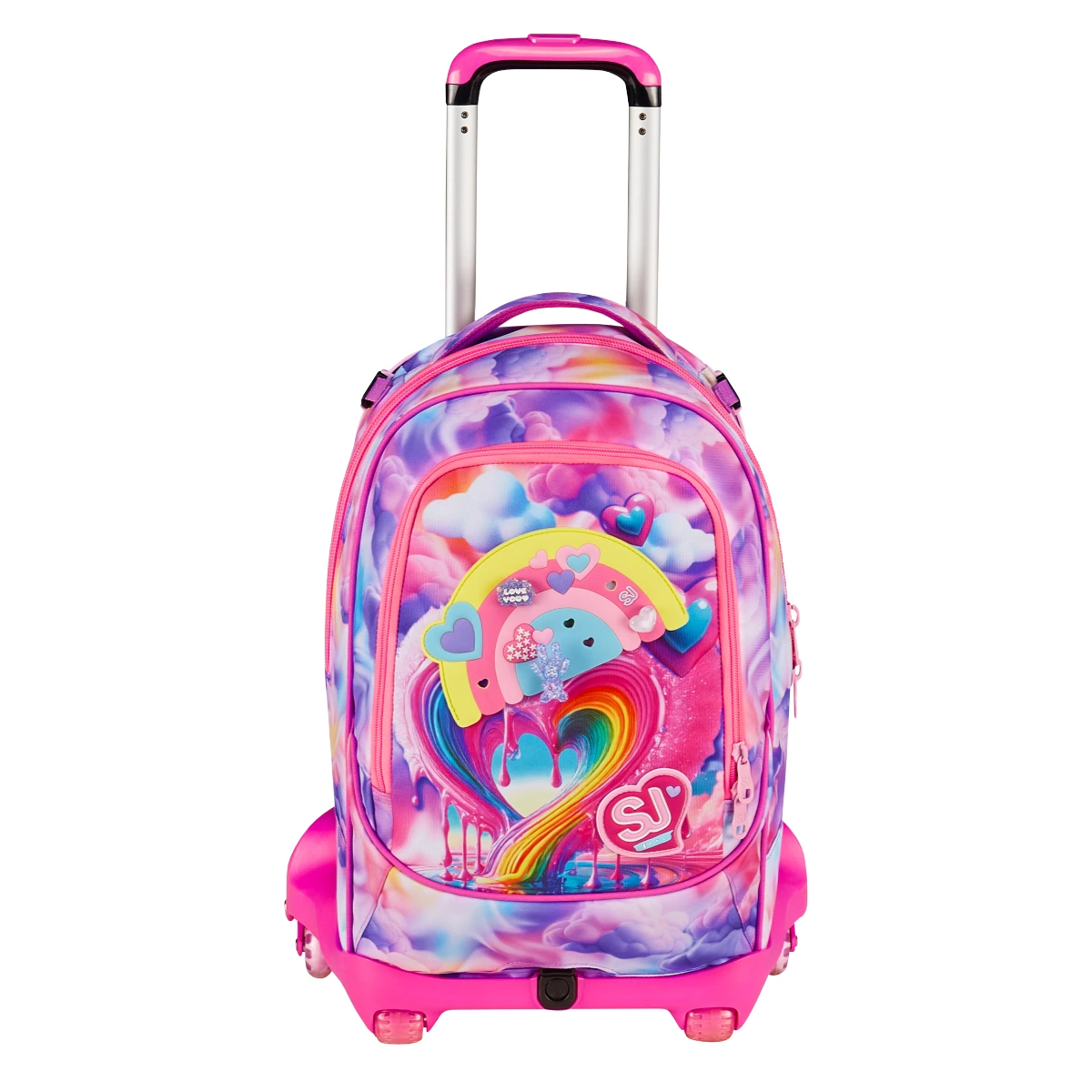 Featured image for “Trolley SJ Separabile 8 RUOTE - JOYFUL PINS - Arcobaleno Bambina”