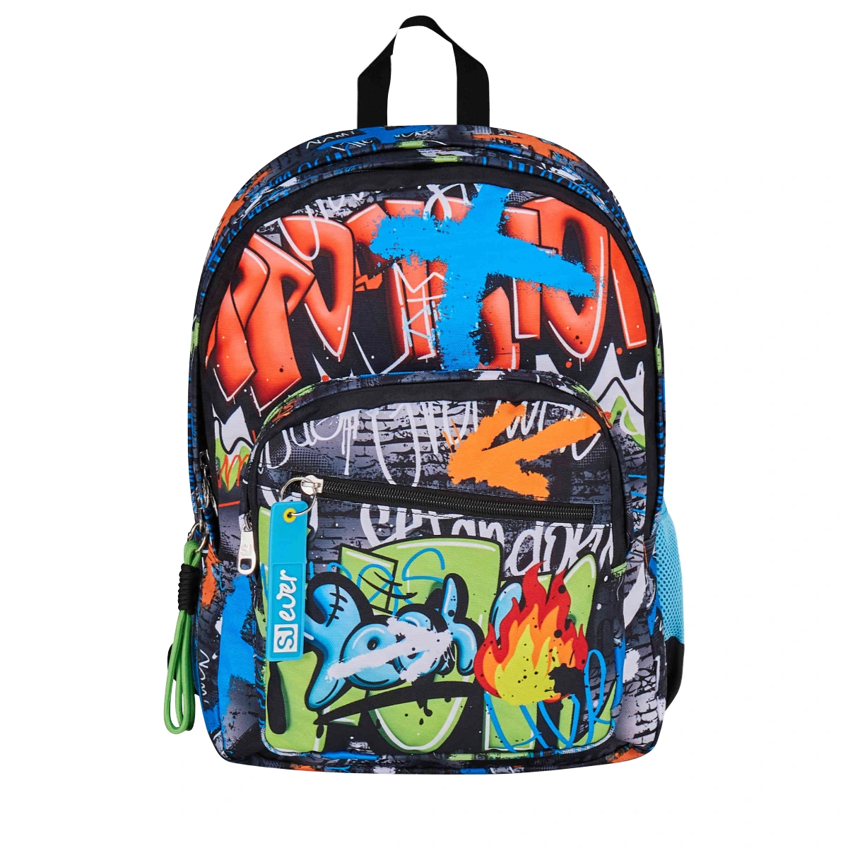 PACCHETTO Zaino + Astuccio SJ Ever Bambino - HIGH FLAMES - - immagine 2