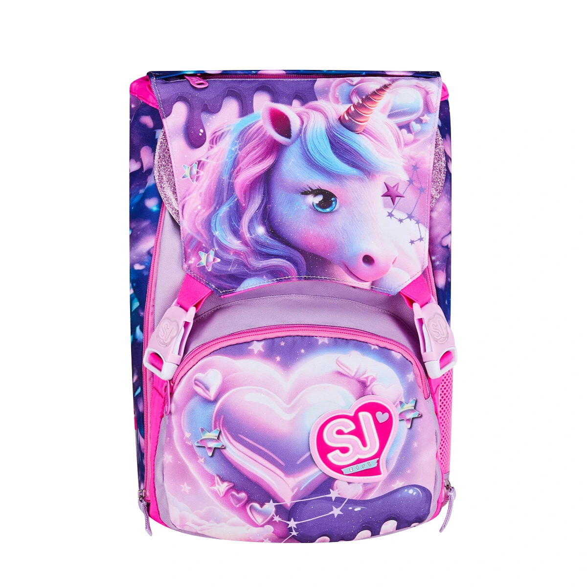 Featured image for “Zaino SJ Estensibile Big Bambina - PIXIE UNICORN - Unicorno con Ali Estraibili”