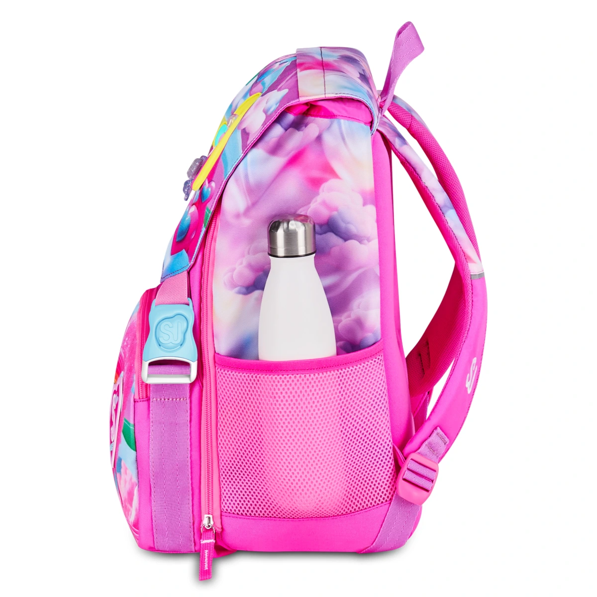 Zaino SJ Estensibile Big Bambina - JOYFUL PINS GIRL - Arcobaleno con PINS Attacca Stacca - immagine 7