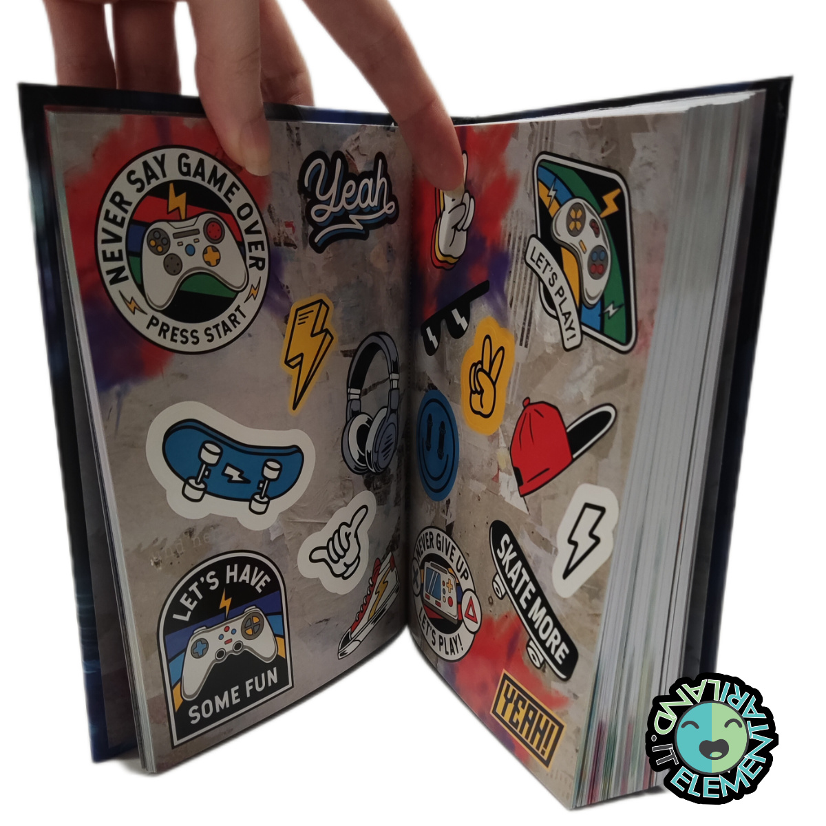 Diario Scuola Elementare DATATO 2026-2027 SEVEN Graffiti - immagine 3