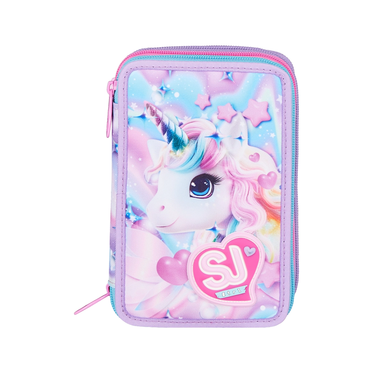 Astuccio SJ 3 ZIP - LED UNICORN GIRL - Unicorno - immagine 6