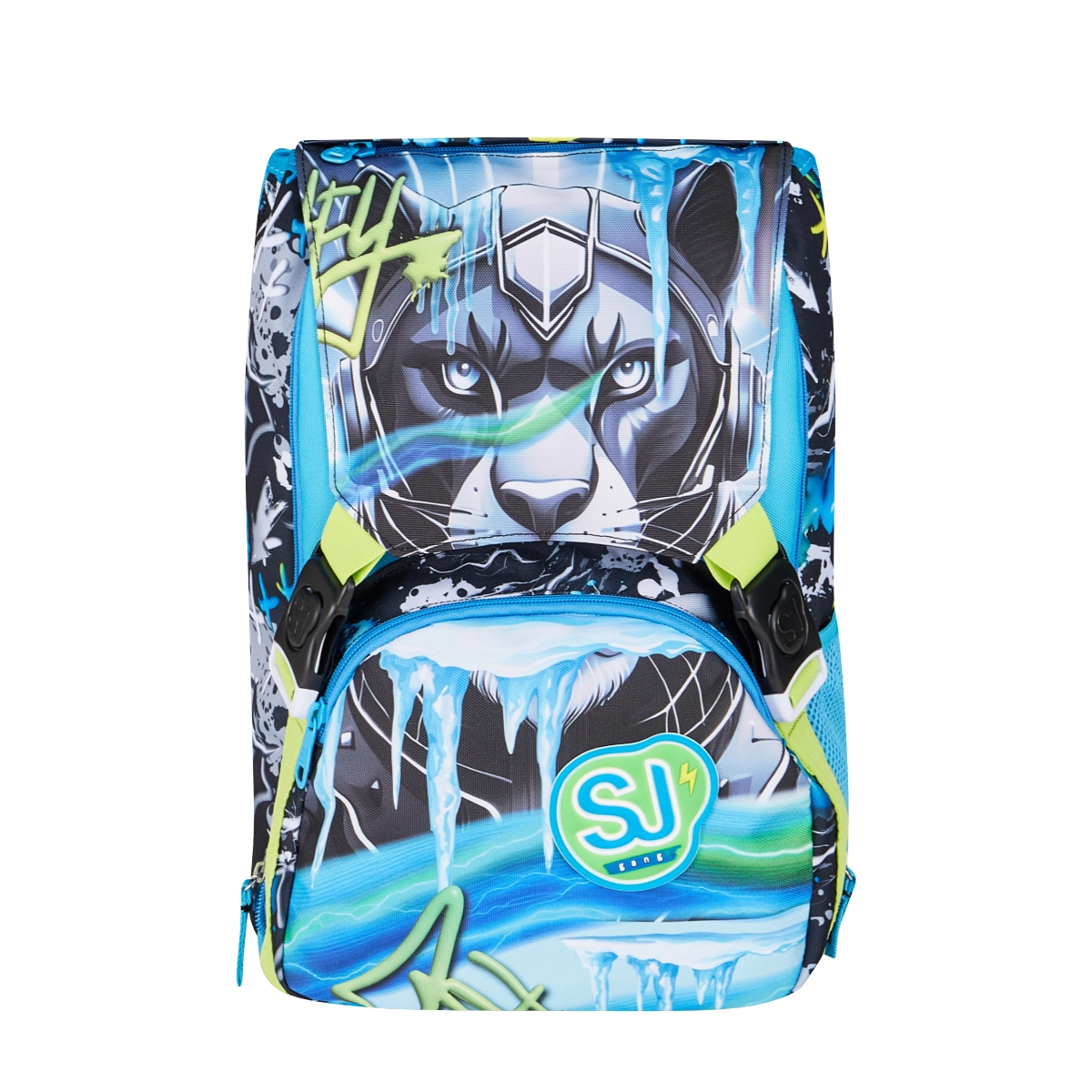 Featured image for “Zaino SJ Estensibile Big Bambino - GLACE PANTHER BOY - Pantera”