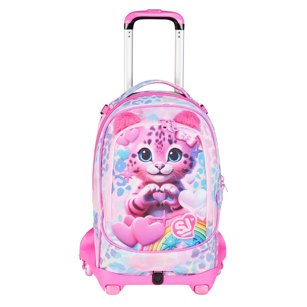 Featured image for “Trolley SJ Separabile 8 RUOTE - HEART BUDDY GIRL - Tigrotto Rosa Bambina”