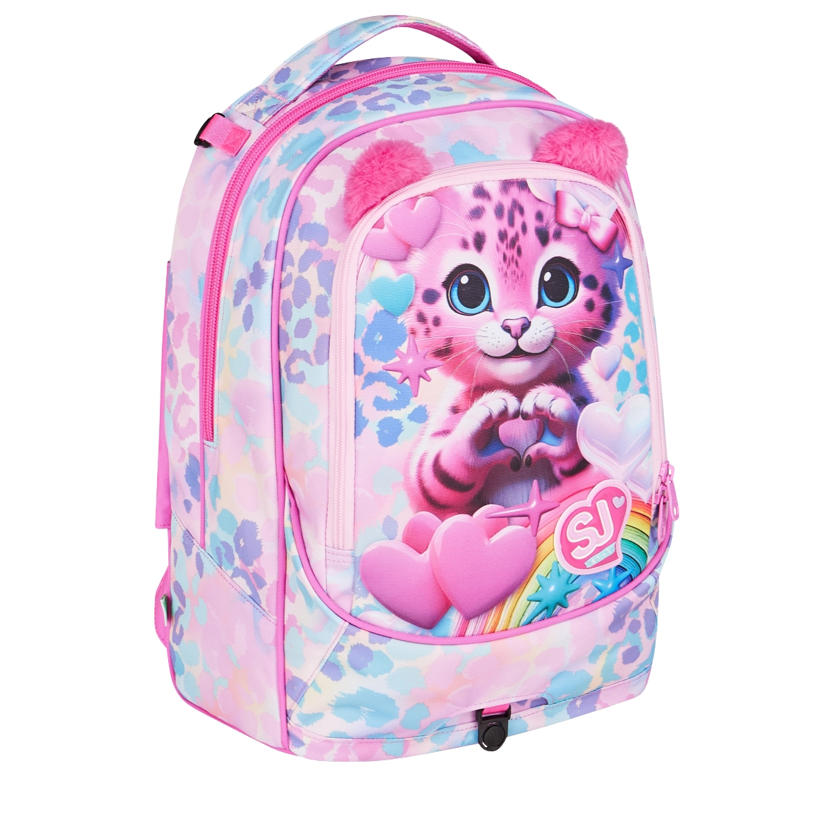 Trolley SJ Separabile 8 RUOTE - HEART BUDDY GIRL - Tigrotto Rosa Bambina - immagine 7