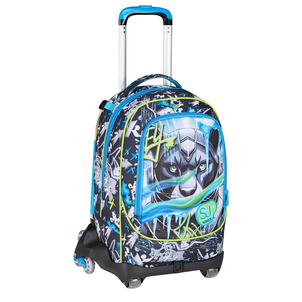 Trolley SJ Separabile 8 RUOTE - GLACE PANTHER BOY - Pantera - immagine 2