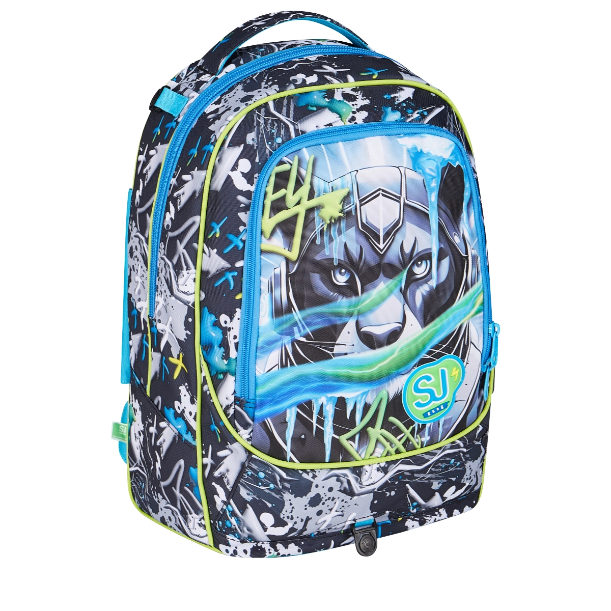 Trolley SJ Separabile 8 RUOTE - GLACE PANTHER BOY - Pantera - immagine 7